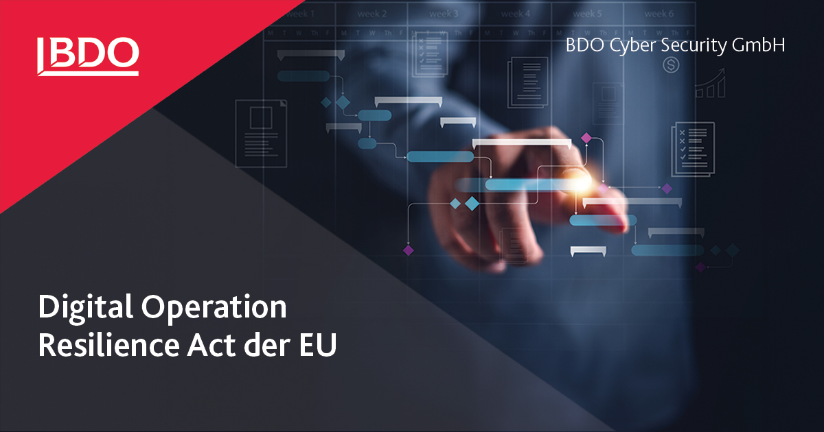 Digital Operation Resilience Act Der EU - BDO